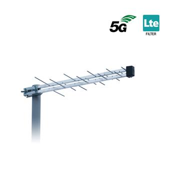 Anténa terestriálna aktívna LTE filter Iskra P-18 GLT7 LTE700 5G