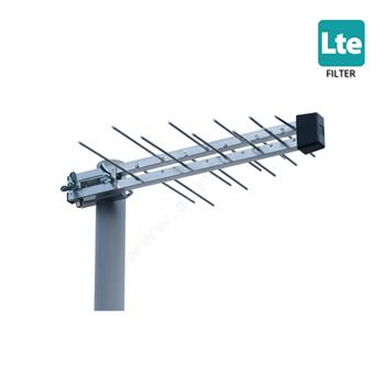 Anténa terestriálna aktívna LTE filter Iskra P-20 GLT LTE800