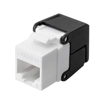 Cat6 netienený flip jack keystone