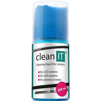 CLEAN IT CL-180, Čistiaci sprej na obrazovky s utierkou 200 ml