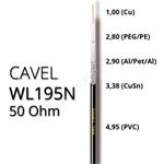 Coaxial cable CAVEL WL195N 50 Ohm, 4,95mm 