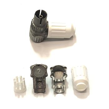 IEC connector angled Triax KOKWI 3 female