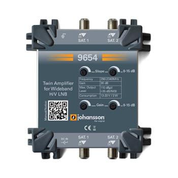 Johansson 9654 SAT Wideband amplifier 290-2340 MHz