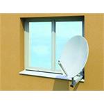 Konzola pro uchycení antény na plastové okno 50 bílá