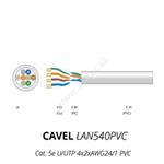 LAN kábel CAVEL 540, Cat.5, PVC, UTP, predaj na metre