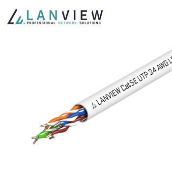 LAN kábel Lanview Cat5e, UTP, LSZH, Box+cievka 305m