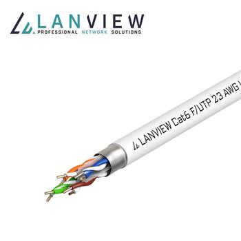 LAN kábel Lanview CAT6 F/UTP LSZH, predaj na metre