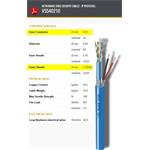 LAN kábel pre kamerové systémy CAVEL LAN VS540 210 LSZH UTP 150m