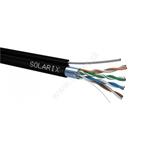 LAN kabel venkovní SOLARIX CAT5E, FTP, PE, samonosný, prodej na metry