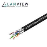 LAN kábel vonkajší Lanview CAT6A U/FTP PE, 500m cievka