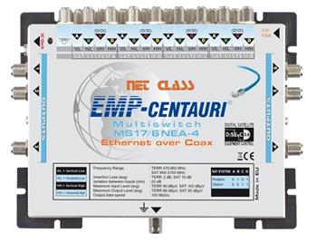 Multiprepínač EoC Ethernet EMP-Centauri MS17/6NEU-4