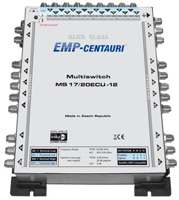 Multiprepínač pre 4 družice EMP-Centauri MS17/20ECU-12