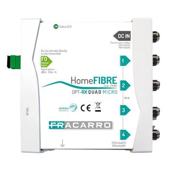 Optický prijímač FRACARRO OPT RX QUAD MICRO