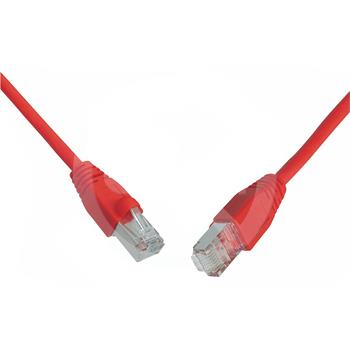 Patch cable SOLARIX Cat6 S/FTP 0,5m, red, snag-proof
