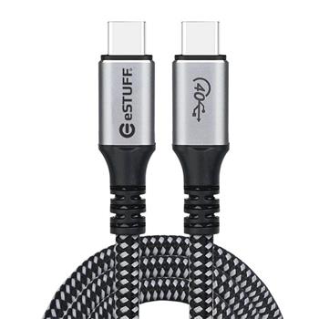 Prepojovací kábel eSTUFF, USB-C / USB-C, USB4 Gen 3x2 1,2m