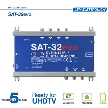 Programovatelná hlavní stanice LEM SAT-32 MENIC SAT. FREKVENCI