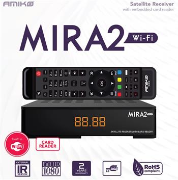 Satelitný prijímač DVB-S/S2 Amiko Mira2.WiFi