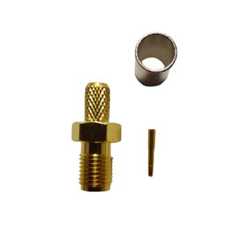 SMA connector female crimping CAVEL SMAF195