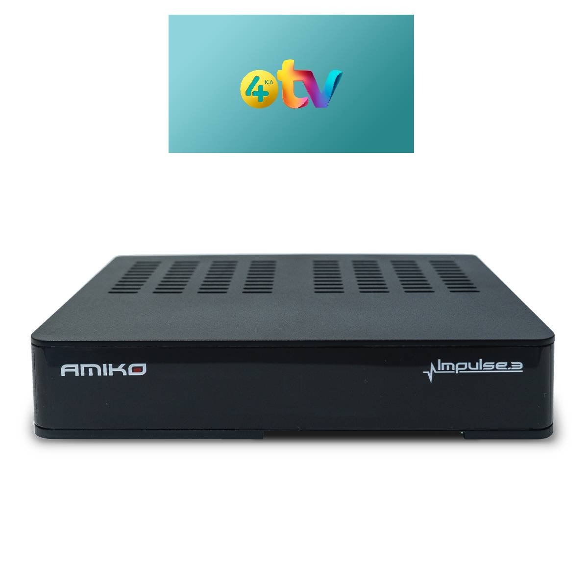 Terestriálny prijímač DVB-T/T2 Amiko Impulse 3 H.265 k službe 4KA TV 