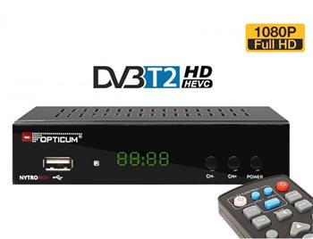 Terestriálny prijímač DVB-T/T2 Opticum Nytro Box H.265 HEVC