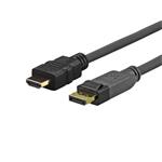 VIVOLINK Pro Displayport - HDMI kábel, 4k/UHD, 5m